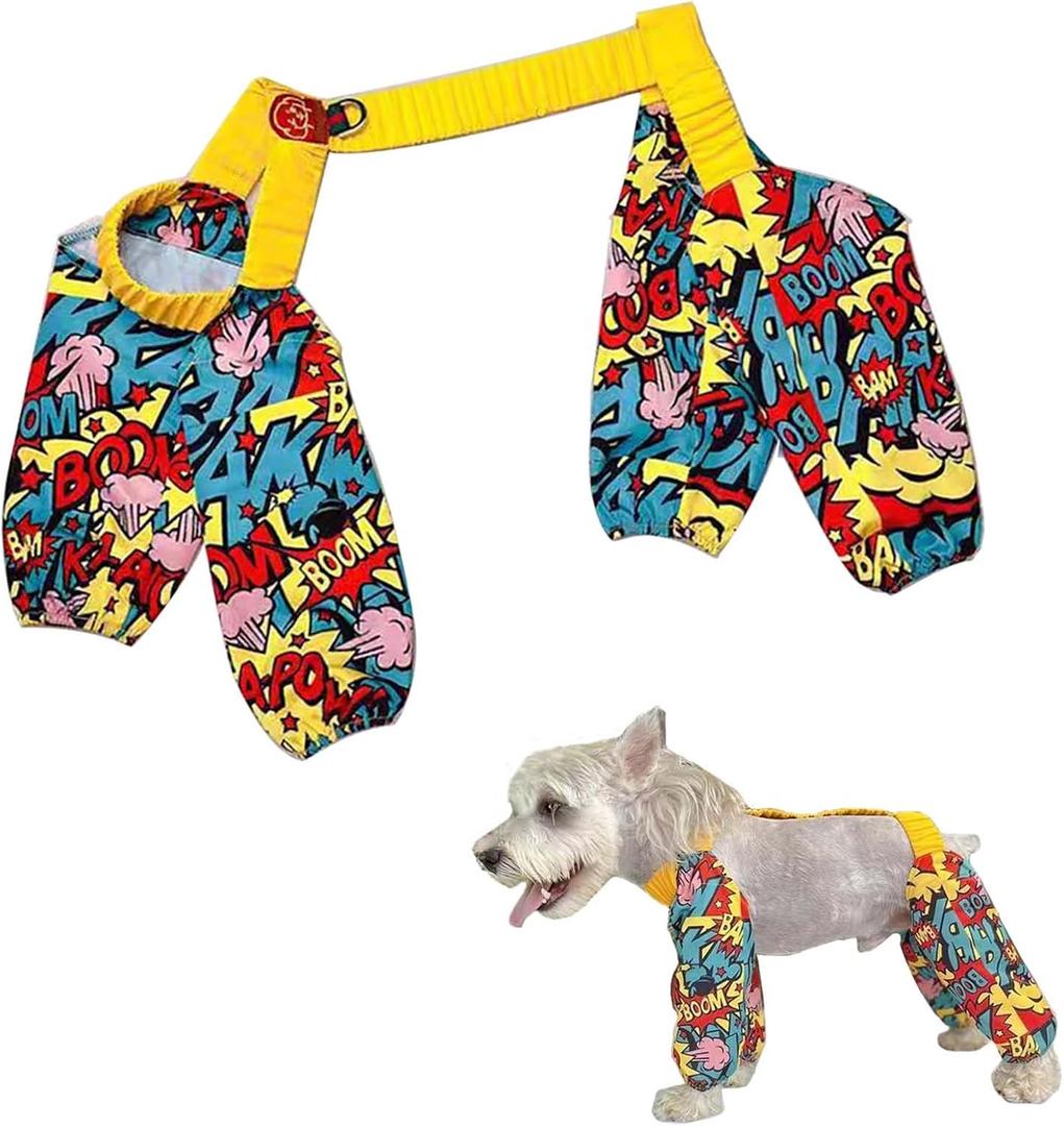 Dirty-Proof Dog Sleeves Pet Dust Pants Waterproof Dog Leg Covers Outdoor Walking Dog Leggings, Lightweight Leg Sleeves for Small Medium Dogs, Size XL