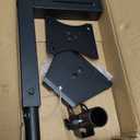 Starlink Mount, Adjustable Starlink Wall Mount Gen 3 with Telescoping Support Arm, Rustproof, Weatherproof for Concrete Walls and Wood Walls, Easy Installation Black (9.4-14.5 Inches Starlink Mount)