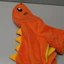 Lelepet Dinosaur Costume - Dog Halloween Costume, Warm Fleece Hoodie for Small to Large Dogs, Thick Sweatshirt, French Bulldog, Beagle, Lab, Dachshund, Greyhound, Pitbull, Orange XS-2XL (Medium)