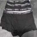 FINETOO Womens Cotton Boy Shorts Underwear Full Coverage Soft Boxer Briefs Panties for Lady Girls 6 Pack(M) Black