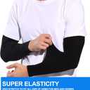 4 Pair UV Sun Protection Arm Sleeves for Men & Women,Cooling UPF 50 Arm Cover for Baseball,Cycling,Basketball