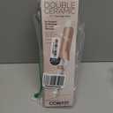 Conair Double Ceramic 1 -Inch Curling Iron, 1 -Inch Barrel Creates Soft Waves & Curls, Hair Curler for Use on Medium & Long Hair, White/Rose Gold