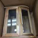 Arise Stylish Acacia Bread Box for Kitchen Countertop, Extra Large 2-Shelf Wooden Bread Storage Container with Clear Windows and Air Vents Keep Bread, Bagels and Rolls Fresh, Self Assembly