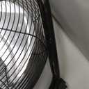 Amazon Basics 20" High Velocity Industrial Cooling Floor Fan with 3 Speeds, Tilt Head, ETL-Listed Safety Compliance, Metal Housing and Blades, for Commercial Space/Garage/Gym, 125W, Black