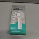 Aecooly Portable Handheld Turbo Fan [24H Max Cooling Time], 5 Speeds USB Rechargeable Mini Personal Battery Operated Small Pocket Cooling Fan GIfts for Women, Travel, Home, Office, Beach, Lash -Beige