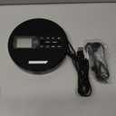 CD Player Portable with Speakers  Rechargeable Personal CD Player for Car and Home, Small Fabric Music Player with Backlit Display, AntiSkip, AUX/USB Port  Ideal for Audiobooks & Gifts