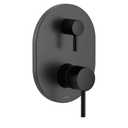 Moen Align Matte Black M-CORE 3-Series 2-Handle Shower Faucet Trim, Valve Required, UT3290BL