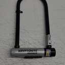 Kryptonite Kryptolok Standard Bike U-Lock, Heavy Duty Anti-Theft Bicycle U Lock, 12.7mm Shackle with Mounting Bracket and Keys, High Security Lock for Bicycles Scooters,Black