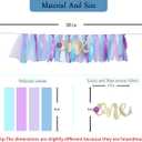 Mermaid Skirt For 1st Birthday, Party Supplies For Highchair Tutu Skirt