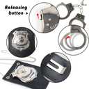 3 Otters 6PCS Police Toys, Pretend Role Play Toy Set with Police Accessories for Kids, Including Metal Toy Handcuffs Badge Baton Sunglasses Whistle