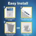 Filtrete 14x25x1 Air Filter MERV 5, 6-Pack AC Furnace Filters for Home HVAC, MPR 300 Basic Dust Defense, Removes Lint & Household Dust, 3-Month Pleated Electrostatic (Actual Size 13.81x24.81x0.81 in)