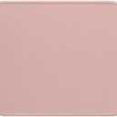 Computer Mouse Pad with Stitched Edge, Premium Textured Small Mouse Mat, Non Slip Black Rubber Base Gaming Mouse pad for Laptop, Home&Office, 10.2x8.3x0.12in,Dark Rose/Black Base