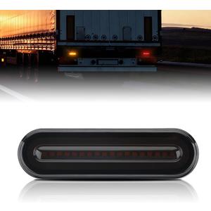 2 Color LED Trailer Tail Light Bar with 3-in-1 Running Stop Turn Signals Brake Light for Motorcycle Trailer Truck Pickup RV ATV UTV Bus Van 58PCS Quality 2835 SMD LED for 10V-30V Vehicle (Only One)
