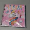 homicozy 4PCS Sticker Paint Books for Kids Ages 4-10,Unicorn Mermaid Animals Designs Paint By Stickers,Sticker By Numbers,Party Birthday Gifts for Girls 4-10,Create 40 Pictures One Stickers at A Time