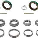 Trailer Bearing kit, Pack of 2 Trailer Axle Bearings Kit L68149 L44649 Fits for 1-3/8'' to 1-1/16'' 3500 Lbs Trailer Axle 1.719'' Grease Seal 10-19#84 Spindle (L44649 L68149 Pack of 2)
