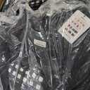 Mispace Portable Twin Compartment Show House Cat Cage/Condo - Easy to Fold & Carry Kennel - Comfy Puppy Home & Dog Travel Crate with Carry Bag/Two Hammocks/Mats and Collapsible Litter Box (Black & White)