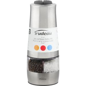 Trudeau Duo Battery Mill 7"-Stainless Steel 07120005 Trudeau Duo Battery Mill 7"-Stainless Steel 07120005