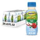 Mott's Mighty Soarin' Apple Juice Drink, 8 Fl Oz Bottles, 24 Count (4 Packs Of 6), 100% Fruit Juice Combined With Purified Water, Natural Flavors, And Vitamins A, C And E (BB: October 15, 2025)