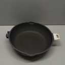 CAROTE 12.5 Inch Nonstick Deep Frying Pan with Lid, 6.5 Qt Jumbo Cooker Saute Pan with Pour Spout, Skillet Induction Cookware, Non Stick Cooking Pan PFOA Free, Classic Granite