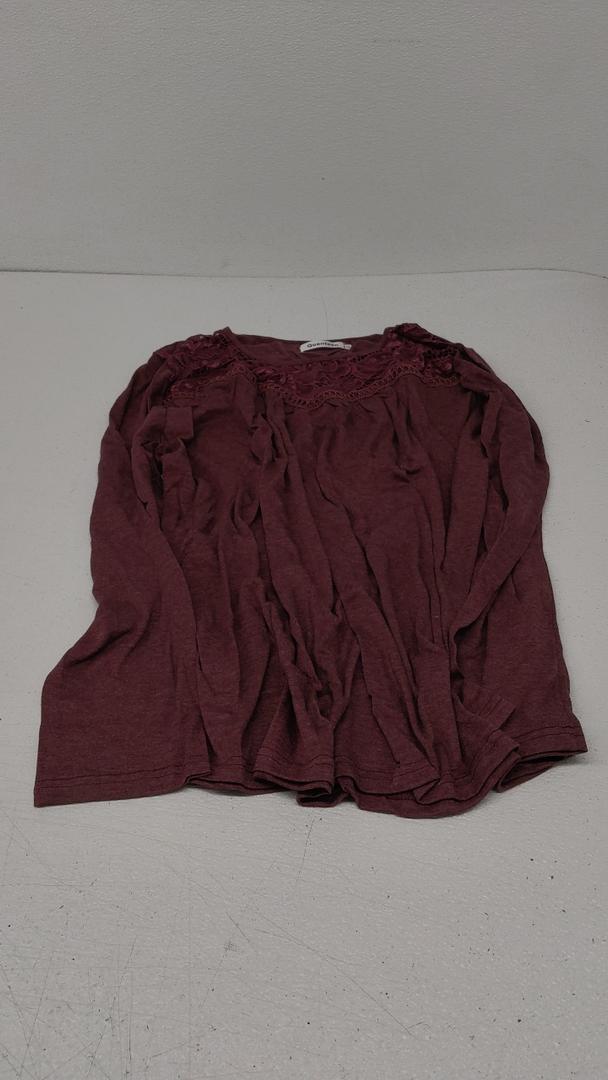 Quenteen XXL Woman's Plus Size Longsleeve Color Wine