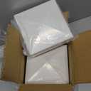 VIVIDA 5" x 5" Vinyl Fence Post Caps, Pyramid PVC Post Cap (Actual 5" x 5"), Waterproof Fence Top Covers for Deck, Mailbox, White, 4 Pack