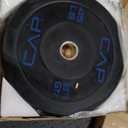 CAP Barbell Rubber Olympic Bumper Plate 45lbs, 1 Pc