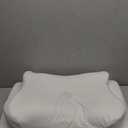 EKIFT Cervical Neck Pillow for Pain Relief, Beauty Sleeping Cooling Pillow for Side Back Stomach Sleeper, Odorless Memory Foam Bed Pillows Deep Sleep,Ergonomic Orthopedic Neck Support Light White, Size 23in x14in