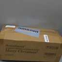 HomeKaren Christmas Garland 9 Ft by 12 Inch Prelit Fraser Fir Xmas Garland with 50 LED Lights 550 Tips, Real Like Lush and Classics Green Style for Indoor Outdoor Home Decoration