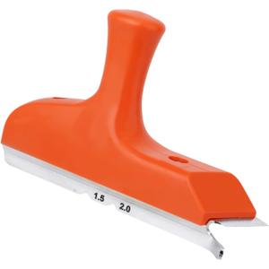 Edge Banding Trimmer with Stainless Steel Blade & Comfortable Grip, Woodworking Tool for Deburring Planing Correcting Wood Edges Veneer PVC ABS on Straight and Curved Surfaces