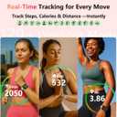 MorePro Fitness Tracker with 24/7 Heart Rate & Blood Pressure Monitor, Blood Oxygen & Sleep Tracker, Smart Watch with Step Calorie Counter, IP67 Waterproof Activity Tracker for Women Men Android iOS