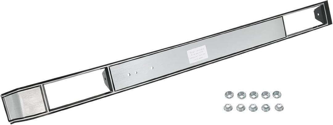 Dash A/C Vent Plate Brushed Air Condition Cover Compatible with 1981-1987 Chevrolet Silverado 1981-1991 Chevrolet Blazer Suburban GMC Jimmy Replace# DP7898RNH, DP2560