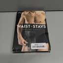 Farmacell Man 405BS Men's Waist Control Girdle Firm Body Shaping with back splints, 100% Made in Italy (Black, L)