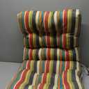 Greendale Home Fashions Outdoor Seat/Back Chair Cushion, Set of 2, Adobe Stripe 2 Count