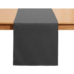 Black Grey Cotton Table Runner, Farmhouse Style Runners (13 x 72) | Halloween, Gothic, Christmas, Winter, Dresser Scarf, Kitchen, Dining, Coffee Table, Wedding & Parties & Home Decor, Daily use