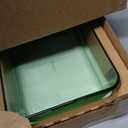 Pyrex Colors Tinted (11 Cup) Large Rectangular Food Storage Container, Snug Fit Non-Toxic Plastic BPA-Free Lids, Freezer Dishwasher Microwave Safe (Green)