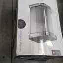 simplehuman 45 Liter / 12 Gallon Liter Rectangular Hands-Free Kitchen Step Trash Can with Soft-Close Lid, Brushed Stainless Steel with Plastic Lid