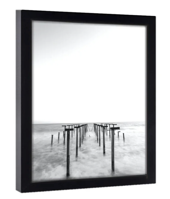 Modern Black Wood 24x21 Picture Frame