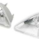 1Pair Front Left Right Side Position Light Parking Lamp (NO Bulb) For Benz R320 2007-2009, For W251 R350 2006-2010, For R500 2006 2007, For R63 AMG 2007