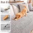Non-Slip Couch Cover Washable for Pets, Sofa Cover for Sectional 1pc/36"×94"