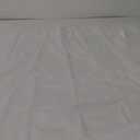 White Sheer Curtains 62 inches Long 2 Panels Set Bedroom Sheer Curtains Sheer Curtain for Living Room 42" W x 62" L