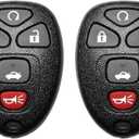 2PCS Car Key Fob Keyless Entry Remote 315MHz 22733524 / KOBGT04A for Saturn Sky/Aura 2007-2009 for Buick Lacrosse 2005-2009 for Chevrolet Cobalt/Malibu for Pontiac G5 / G6 / Grand Prix | 5 Buttons