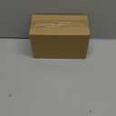 SUBEKYU Mini Can with Lid, Small Desk Can, Countertop Mini Garbage Cans, Tiny Waste Basket, White, with 3 roll Bags