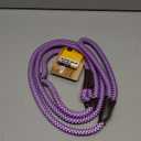 Fida Durable Slip Lead Dog Leash, 6 FT x 3/8" Heavy Duty Comfortable Strong Rope Slip Lead for Small Dogs and Puppies, No Pull Pet Training Leash with Highly Reflective(3/8", Purple)