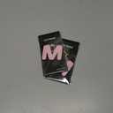 2 x Junyuerly Initial letter Keychains for Women,Pink Blue White Coffee Leather Key Chain Cute Bag Charms Car Key Accessories