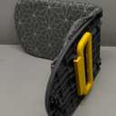 Small Ironing Board Tabletop, Foldable mini Ironing Board, Table top Ironing Boards Small, Compact Portable Ironing Boards with Iron Holder & Hanging Rope, Iron Table Stand 32x12, Gray