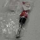 Art Glass Christmas Wine Bottle Stopper Santa Claus