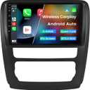 Car Radio for Buick Enclave 2013 2014 2015 2016 2017 2G+64G, Biorunn 9 Inch IPS Touch Screen Stereo Head Unit Wireless Car-Play Android Auto Blue-Tooth GPS Navi Upgrade Dash Kit WiFi FM RDS