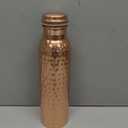 Hammered Copper Water Bottle Pure Copper Water Vessel - Ayurvedic Water Bottle Drink More Water Large - Leak Proof