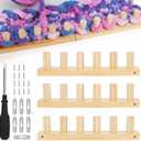 Aeelike 39 inch Chunky Blanket Loom, Wooden Loom Kit for Blankets, DIY Handmade Extra Jumbo Chunky Yarn Crochet Knitting Tool Making Blanket for Adults Beginners, Gift for Crafts Lover