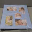 Ywlake Baby Photo Album 4x6 500 Pocket Pictures, Leather Cover Newborn Shower Boy Bebe Album Holds 500 Horizontal Vertical Photos Blue